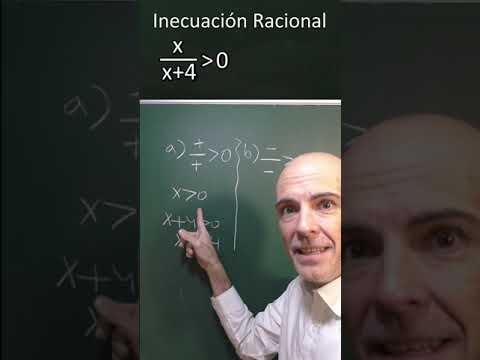 INECUACIÓN RACIONAL. Cómo se resuelven las inecuaciones