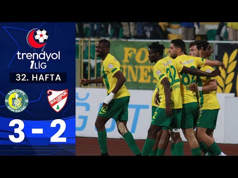 SK Şanlıurfaspor Şanlıurfa 3-2 Boluspor Kulübü Bolu 