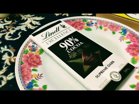 Unboxing Excellence Supreme Dark || 90% Cocoa Dark Chocolate || by "Lindt & Sprüngli since 1845" 🍫