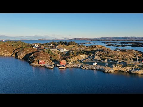Motorhome trip to Langøyna just outside Bergen in Norway