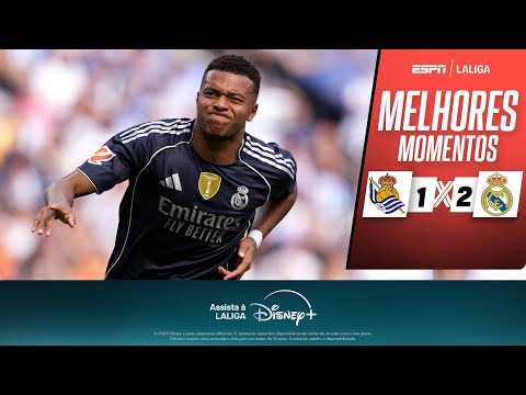 Gols e lances de Real Sociedad x Real Madrid