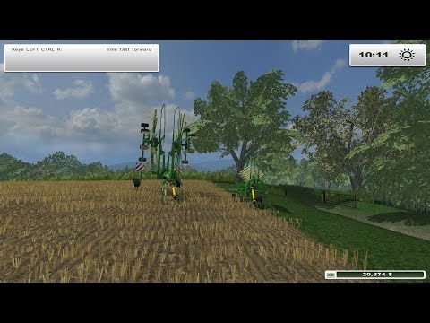 Farming simulator 2013: Mod spotlight - Krone Rake Pack