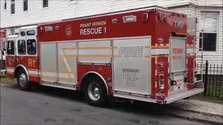 preview picture of video 'MOUNT VERNON FIRE DEPARTMENT RESCUE 1 TRUCK IN MOUNT VERNON, WESTCHESTER COUNTY, NEW YORK.'