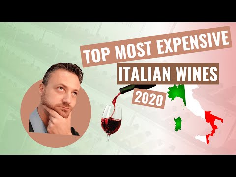 Top 5 MOST EXPENSIVE WINES from Italy [Discover the best wines, producers and wine regions of Italy]