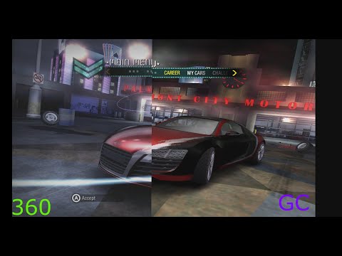 Need For Speed Carbon Xbox 360 vs Gamecube