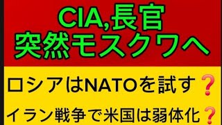 なぜ今、米国は露と秘密接触❓イラン情勢の裏側で何が動いているのか❓ CIA長官突然モスクワへ露はNATOを試す❓イラン戦争で米国は弱体化❓