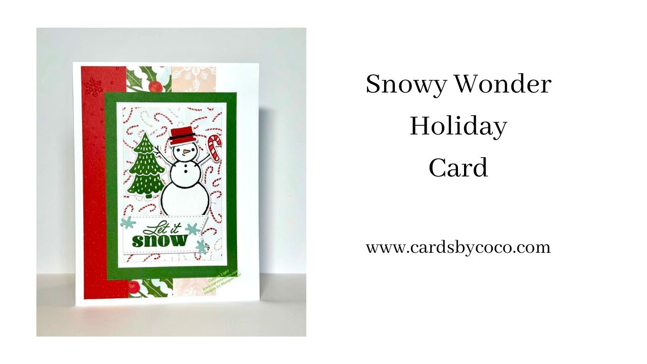 Snowy Wonder Holiday Card