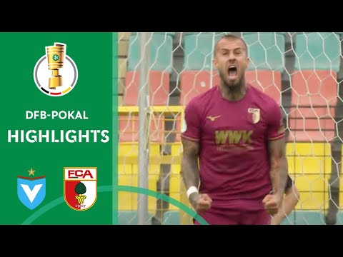 Essende trifft bei FCA-Debüt | FC Viktoria Berlin - FC Augsburg 1:4 | Highlights | DFB-Pokal 2024/25