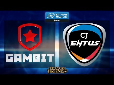League of Legends - Gambit vs. CJ Entus - IEM Katowice 2015 - Group B