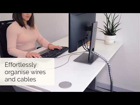 Fellowes Cablezip organizér a chránič kabeláže stříbrný