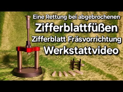 Watchmaker's tool explained - dial base milling jig