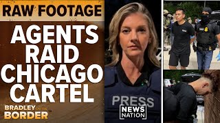 Download the video "Raw footage: 300+ federal agents raid Chicago apartments | Bradley on the Border"