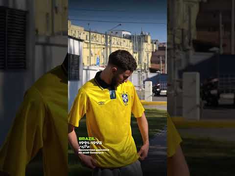 Ретро-форма сборной Бразилии 1991-1993 Umbro (майка)
