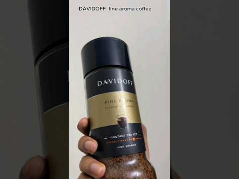 DAVIDOFF fine aroma Coffee #coffee #coffeelover #review