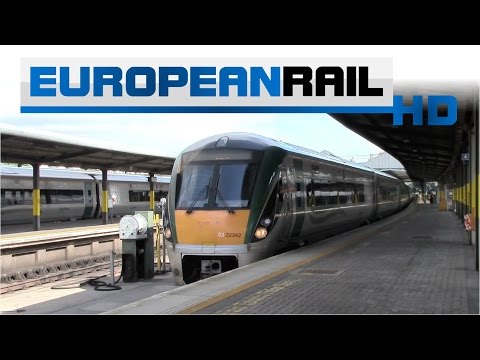 Iarnród Éireann Irish Rail ICR 22000 DMU 22042 departs Dublin Heuston Station