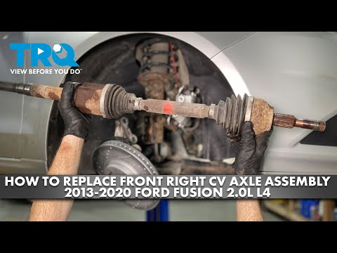 How to Replace Front Right CV Axle Assembly 2013-2020 Ford Fusion 2.0L L4