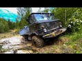 Soviet trucks GAZ-66 and ZIL-157 off road! Which wheel drive is better 4x4 VS 6x6?