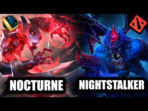 WHICH ONE IS BETTER? NIGHTSTALKER OR NOCTURNE || DOTA 2 AND LEAGUE