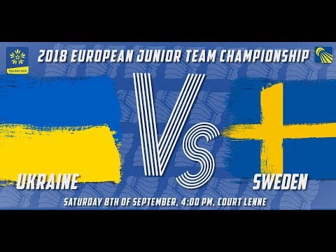 Ukraine (Medynskiy / Rudakova) vs Sweden (Sjoo / Z-Bexell ) - D2M1 - European Jnr. Team C’ships 2018