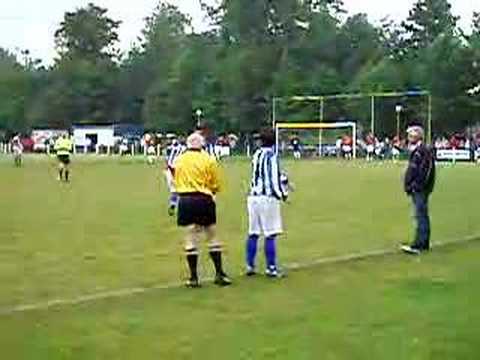 Officiele debuut Robert Spruit bij VV Schoonhoven 1