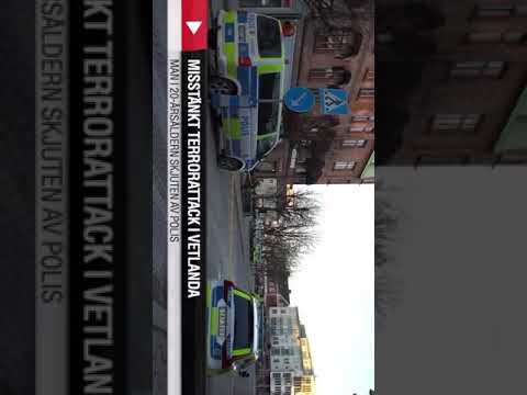 En man skjuten i rotskär kl 18,16