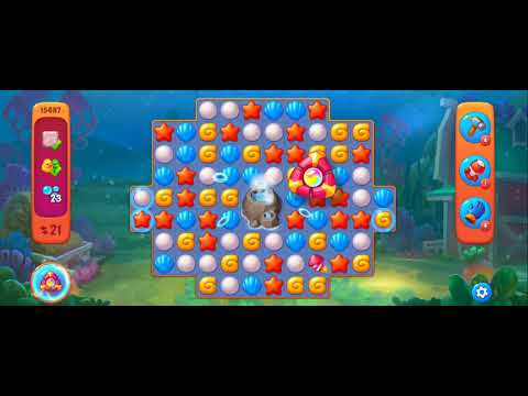 Fishdom Challenge Level 15487 (with timed boosters [Super Lightning]) @choraelmin