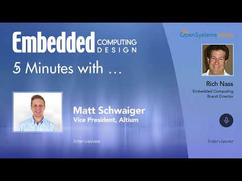 Five Minutes With? Matt Schwaiger, Vice President, Altium