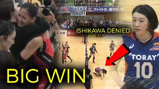 Di umubra comeback nina Ishikawa! Jaja Santiago Clutch kontra #1 team | Ageo vs Torray