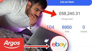 £1700 Profit: Selling Only 3 Products from Argos to eBay UK