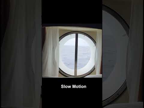 Thumbnail for Brilliance of the Seas Waves Crashing across OceanView Window