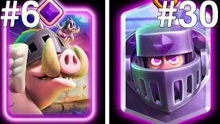 Ranking ALL 39 Evolutions from Worst to Best! - Deck Guide by Boss