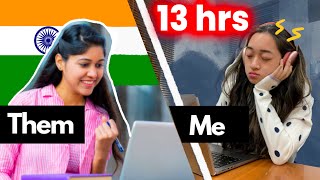 13 hours studying Trying INDIAN students study routine speaking Hindi Mp4 3GP & Mp3