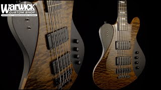 Video thumbnail for Warwick Custom Shop Masterbuilt - Idolmaker Bass 5-String - Pommelé Mahogany Top #18-3980 by Framus & Warwick