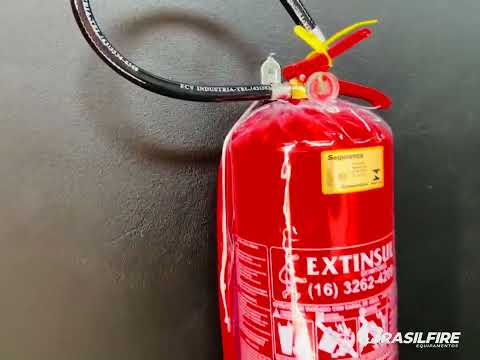 Capa Protetora Com Visor Transparente Para Extintor De Água, Pó 12kg E CO2