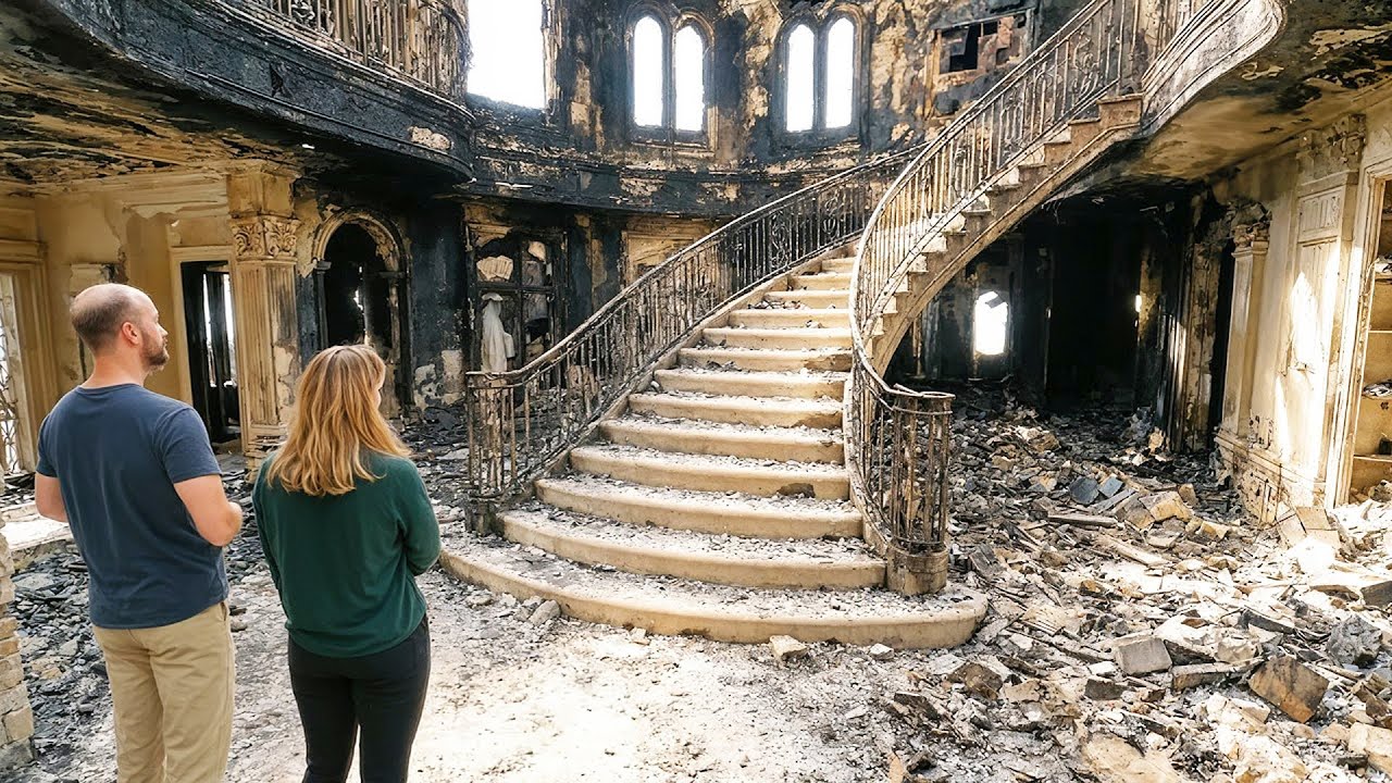 اشتروا قصرًا محترقًا بـ1.5 مليون دولار… لن تصدّق كيف أصبح اليوم!