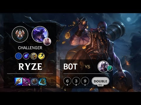 Ryze Bot vs Syndra - EUW Challenger Patch 10.10