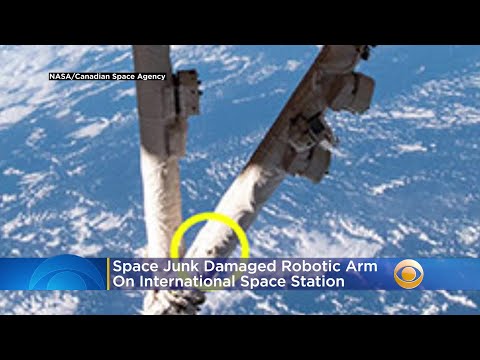 Space Junk Damaged Robotic Arm On International Space Station
