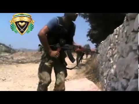 اشتباكات بين لواء البتار وقوات النظام بلاقرب من قرية ستربة في ريف اللاذقية