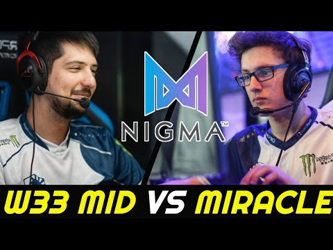 W33 Magnus vs MIRACLE Terrorblade - 24 min Fast End Totally Outplayed 7.27 Dota 2