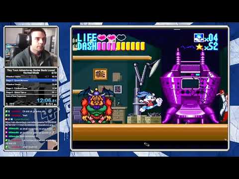 Tiny Toon Adventures: Buster Busts Loose! Normal Mode PB 25mins15s