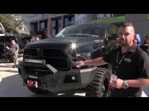 Go Rhino Bumpers featured on Grizzly Coolers Doetsch Off-Road Ram 2500 at SEMA 2015 Show
