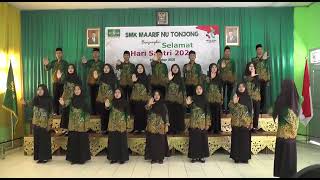 Download lagu Juara 1 Lomba Paduan Suara Ya Lal Wathon | Smk Ma'arif NU Tonjong mp3