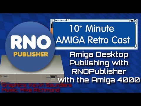 Amiga Desktop Publishing with RNOPublisher with the Amiga 4000