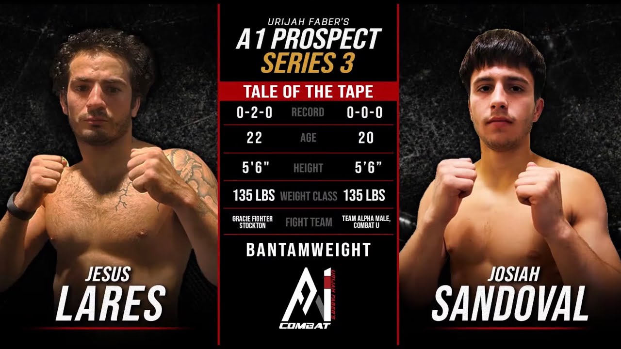 Jesus Lares vs Josiah Sandoval | Amateur Bantamweight Bout | A1 Combat Prospect Series 3