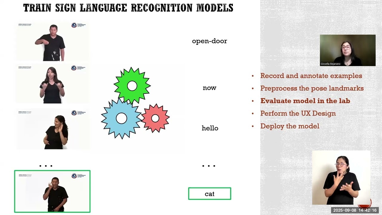 Gissella M. Bejarano Nicho - "Sign language processing for accessibility"