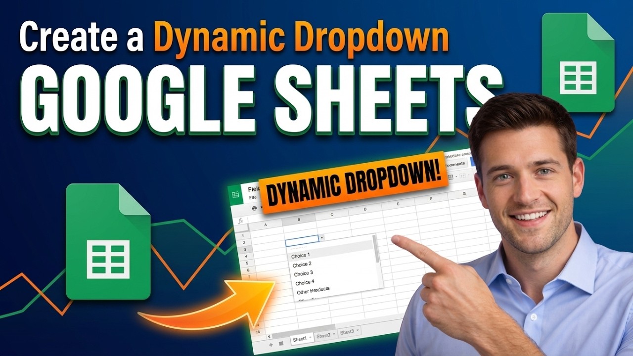 How To Create a Dynamic Dropdown in Google Sheets (Updated 2026 Step-by-Step Beginner Guide)