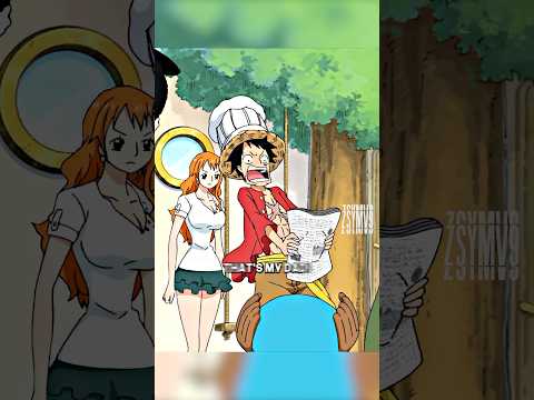 Luffy finally sees he’s dad 😂 (OPedits) #onepiece #anime #opedits #luffy #dub #strawhats #nami