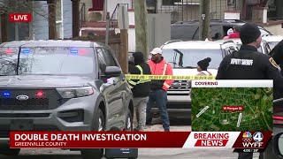Double death investigation underway in Greenville
