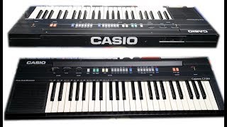 Video thumbnail for CASIO Casiotone CT-360 by Keyboards - review - repair