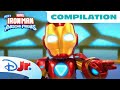 Meet Iron Man & His Awesome Friends Mega Compilation! 🦾✨ | Meet the Heroes of the IQ! | @disneyjr